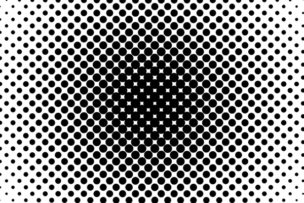 Huge dot halftone, radial overlay preview