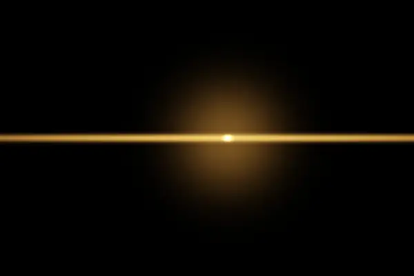 Amber anamorphic flare streak overlay preview