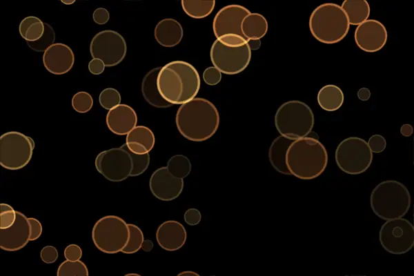 Warm ring bokeh overlay preview