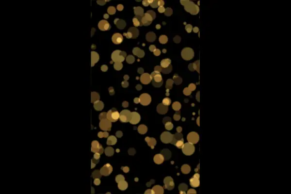 Vertical gold bokeh (9:16) overlay preview